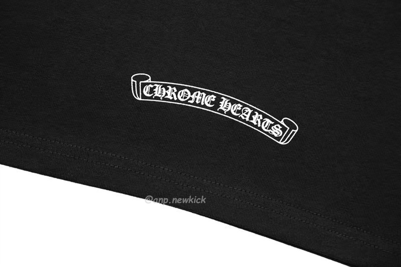 Chrome Hearts Horse Shoe Logo Pocket Black T Shirt (6) - newkick.org